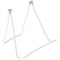 Gibson Holders 2AX Adjustable White Wire Display Easel, 5.5" W x 4" D x 5.25" H